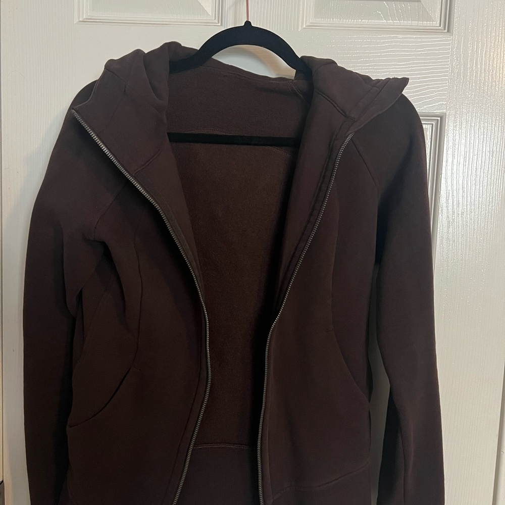 Lululemon Scuba Full Zip Hoodie - Espresso